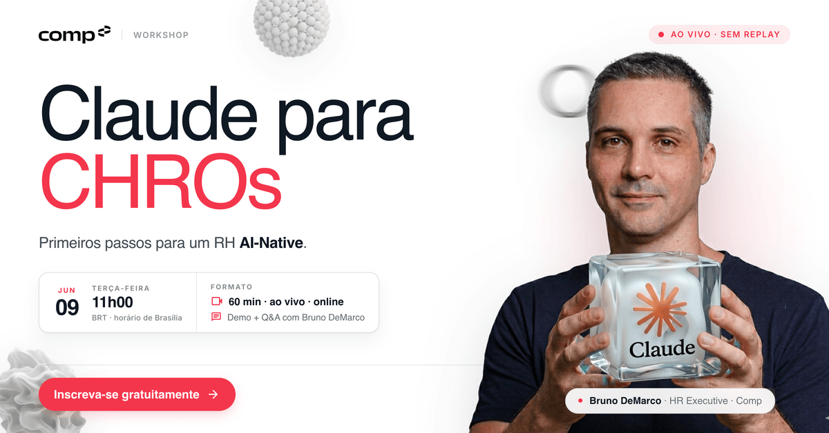Claude para CHROs · com Bruno DeMarco